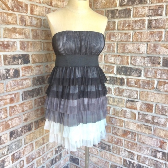 As U Wish Layered Cocktail Strapless Dress M - Picture 1 of 5
